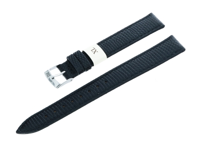 Morellato 16 mm XL Uhrenarmband in Schwarz aus Echtleder Edelstahl Dornschließe A01Y3266773019CR16
