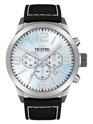 TW Steel Marc Coblen Edition mit Lederband Chronograph Datum 45 MM TWMC34