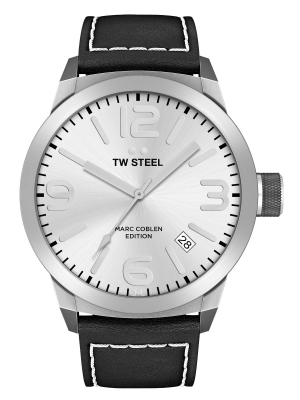 TW Steel Marc Coblen Edition mit Lederband Datum 42 MM TWMC03
